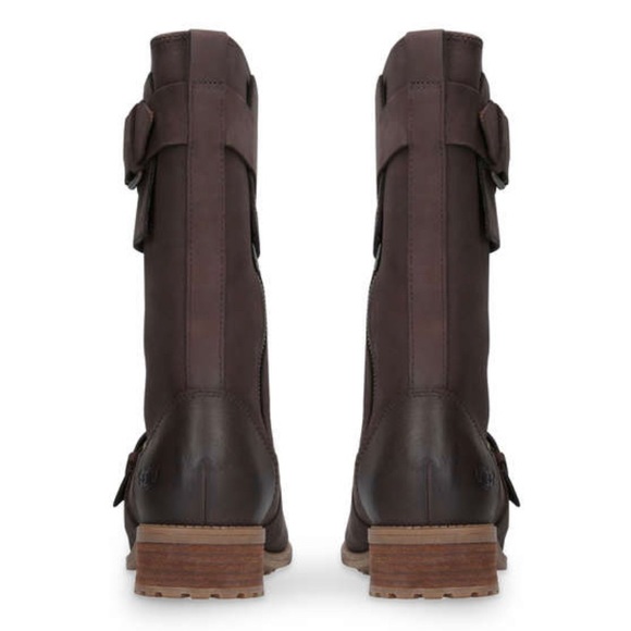 UGG Chancey Leather Moto Biker Boots | Sz 10 - Picture 2 of 10